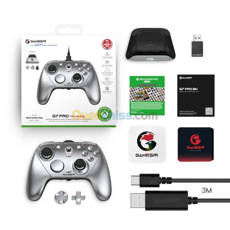 GameSir G7 Pro Metalic Silver Tri-Mode 10