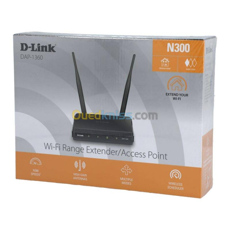  Point d'accès Wi-Fi N300 - Open Source Linux DAP-1360