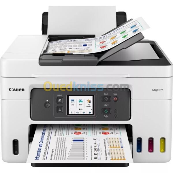 IMPRIMANTE MULTIFONCTION A4 CANON MAXIFY GX4040 PRINT/ SCANNER / PHOTOCOPIE/ WIFI / FAX / RESERVOIR 3