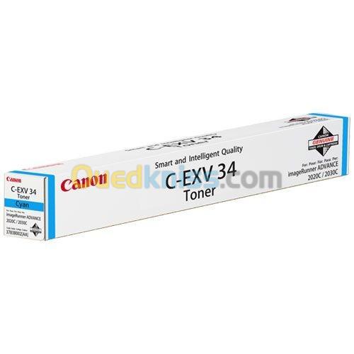 PACK TONER CANON C-EXV34 NOIR + 03 COULEUR ORIGINAL / COMPATIBLE 3