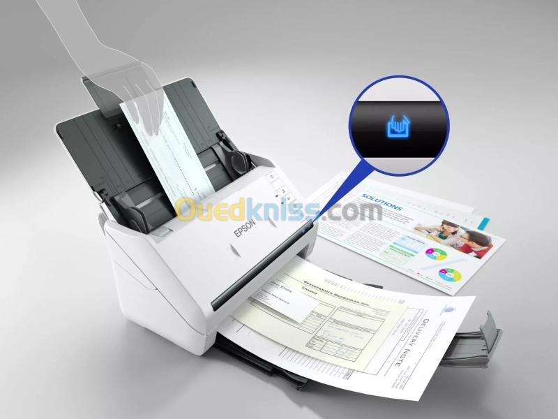 SCANNER EPSON WORKFORCE DS-530II WITH RECTO-VERSO A4 600 X600DPI A 35PPM MONO COULEUR 5500PJ USB 3.0 5