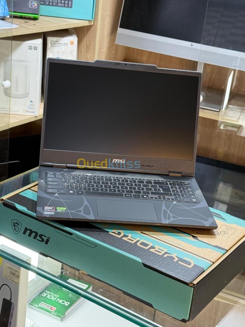 MSI CYBORG A15 AI B2HWEKG AMD RYZEN 7 260 16GO 1TO SSD NVIDIA GEFORCE RTX5050 8GO GDDR7 NEUF SOUS EMBALLAGE