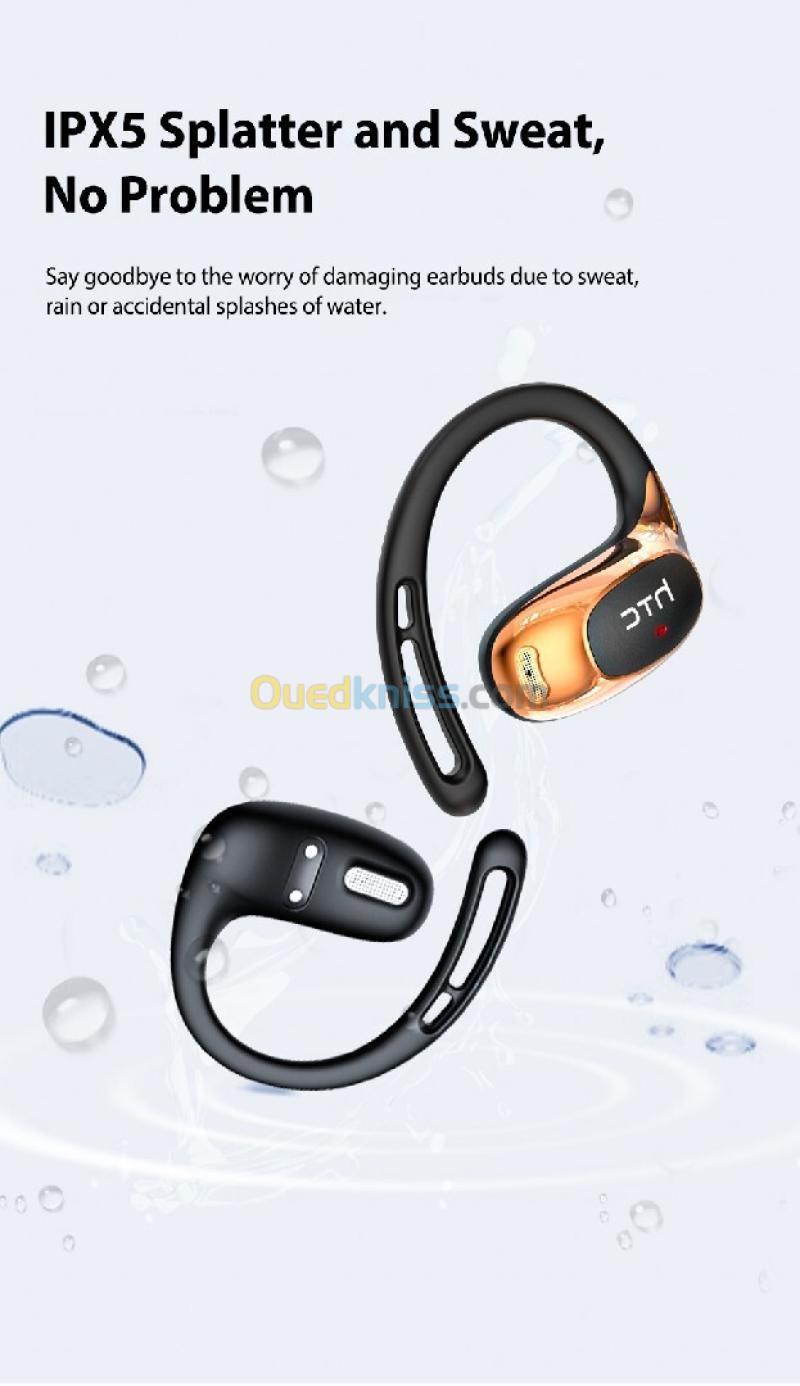 HTC NE35 Earphones, Bluetooth V6.0, AI traduction écouteurs, OWS Sport, casque confortable Ultra-léger 3