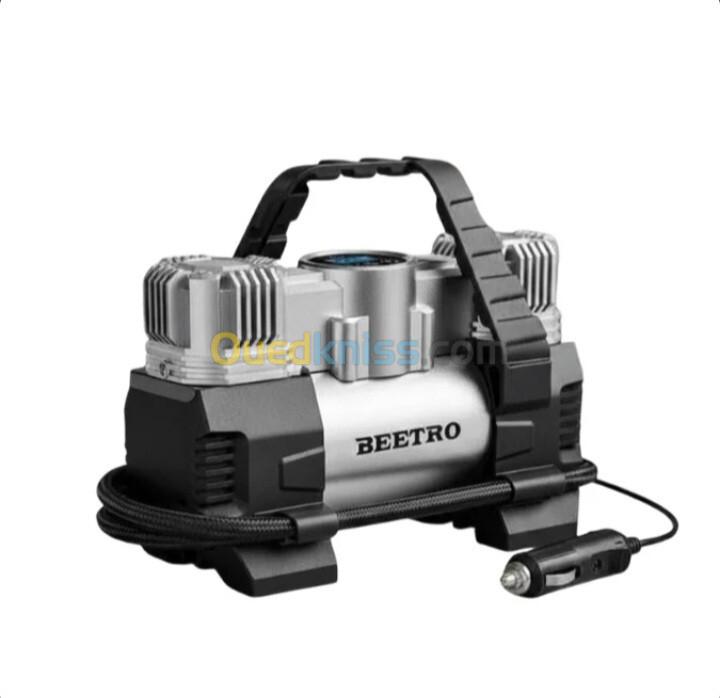 Compresseur Auto Portatif BEETRO 12V Double Piston Puissant avec Arrêt Automatique & Prise Allume Cigare 2