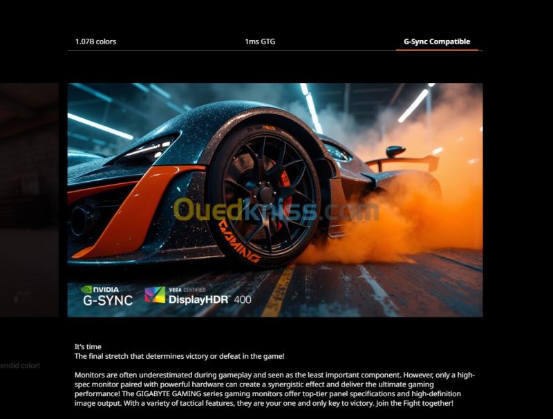 GIGABYTE M27Q3 Gaming Monitor 2K 300/320HZ SS-IPS 12