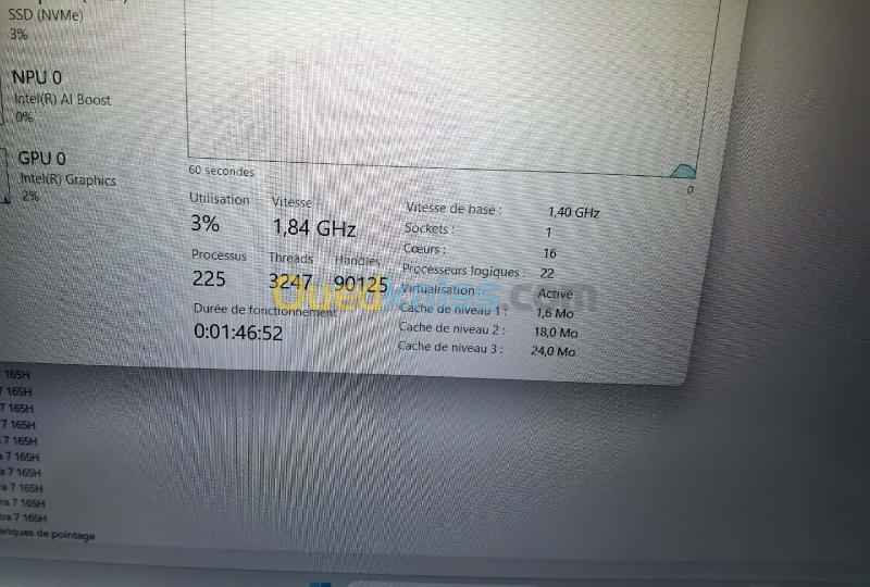 HP ELITEBOOK 660 G11 ULTRA 7 165H 32GB DDR5 512GB 16P 12