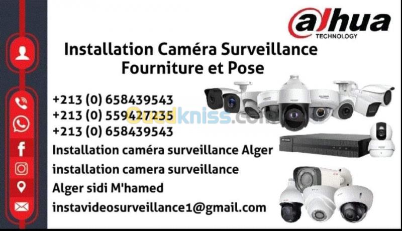  Installation caméra surveillance alger 