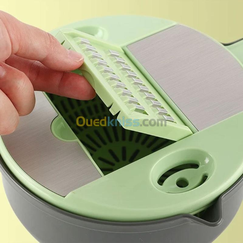 Râpe Multifonction 9en1 pour trancher les légumes  قطاعة خضر متعددة الإستعمالات 4