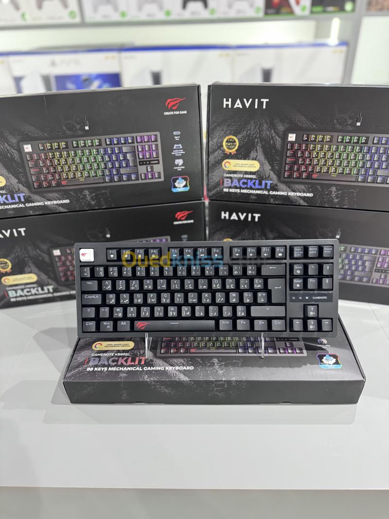 HAVIT KB892L - Mechanical Gaming Keyboard - Blue Switches 2