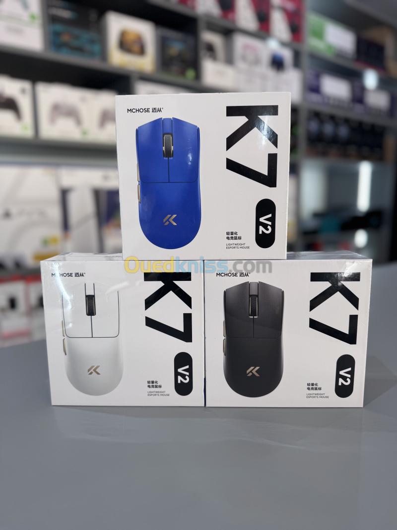 MCHOSE K7 V2 Ultra+ - Wireless Gaming Mouse, PAW3955 TI, 50K DPI, 8K Hz