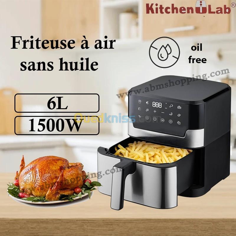  Friteuse à air sans huile 6L 1500W | kitchen lab