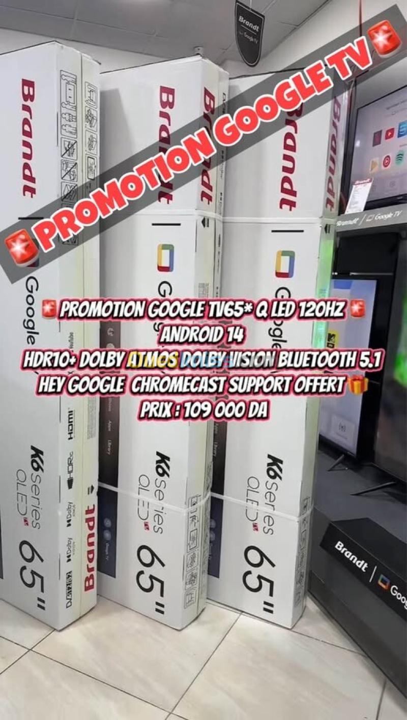 PROMO BRANDT GOOGLE TV 65 Q LED 2