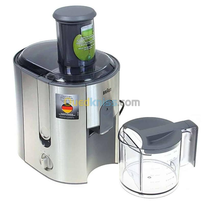 Braun Centrifugeuse MULTIQUICK 7 J700 - 2 vitesses - 1000W - 1,25 L- Réservoir à pulpe : 2 L