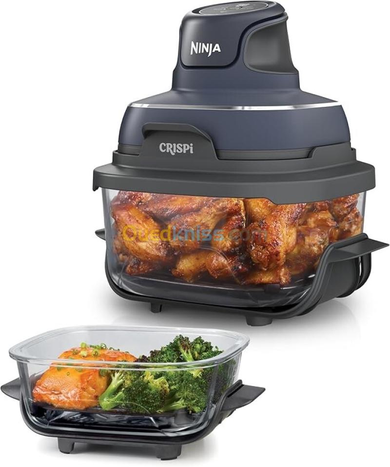 Ninja CRISPi air fryer portable, 3,8L, 4-en-1 : Frire sans huile, 2 récipients , 1700 W fn101 4