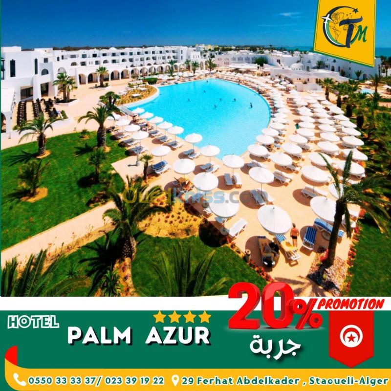  HOTEL PALMAZUR  DJERBA PROMOTION- 25%
