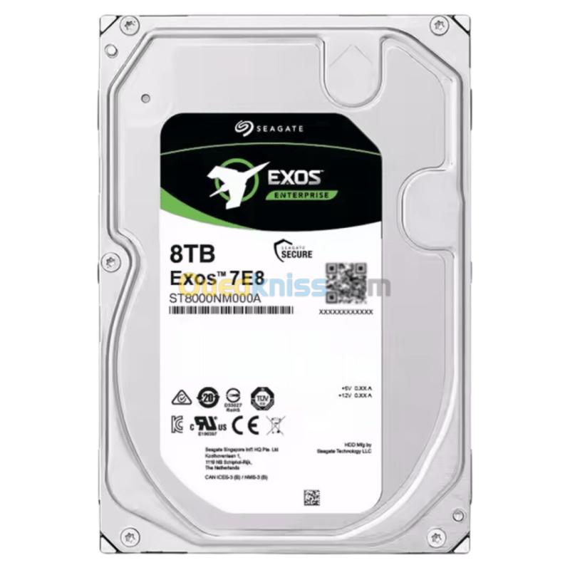 DISQUES DURS HDD 8 TB Seagate Exos - vidéosurveillance / DataC 3