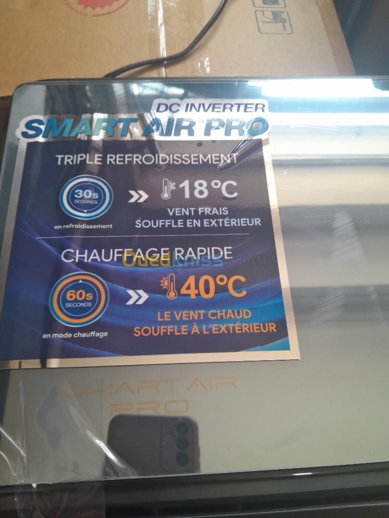 CLIMATISER 12000BTU GEANT HYUNDAI NOIRE TROPICAL INVERTER SMRT WIFI 6