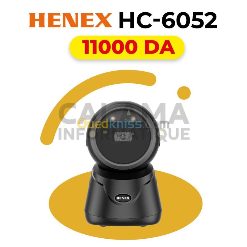 HENEX HC-6052 Lecteur Code Barre 1D 2D FIXE
