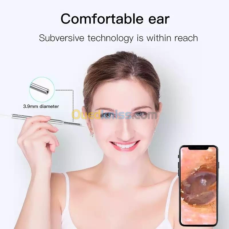  Camera endoscopique pour nettoyage des oreilles