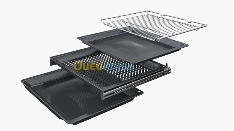 FOUR BOSCH ENCASTRABLE ÉLECTRIQUE VENTILÉ 71L SÉRIE 8 NOIR AIR FRYER HOME CONNECT HYDROLYSE 14 PROGRAMME HBG724AB1 EUROPÉEN 3