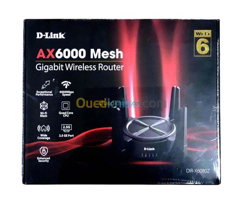 ROUTER D-LINK AX6000 WIFI-6 DIR-X6080Z 2