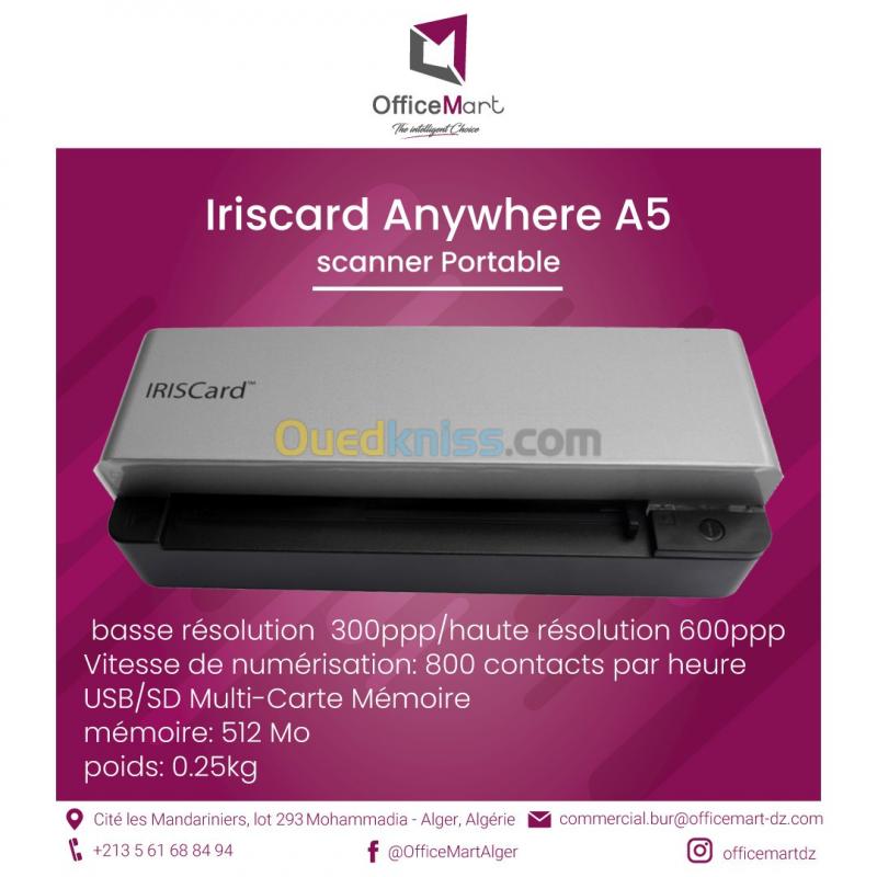  Scanner portable IRIS  Anywhere 5
