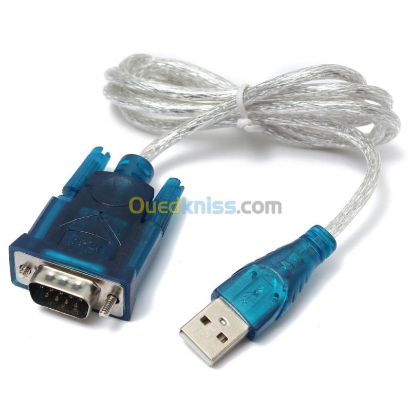 Cable Adaptateur USB à RS232 DB9 Série de 1 mètres 2