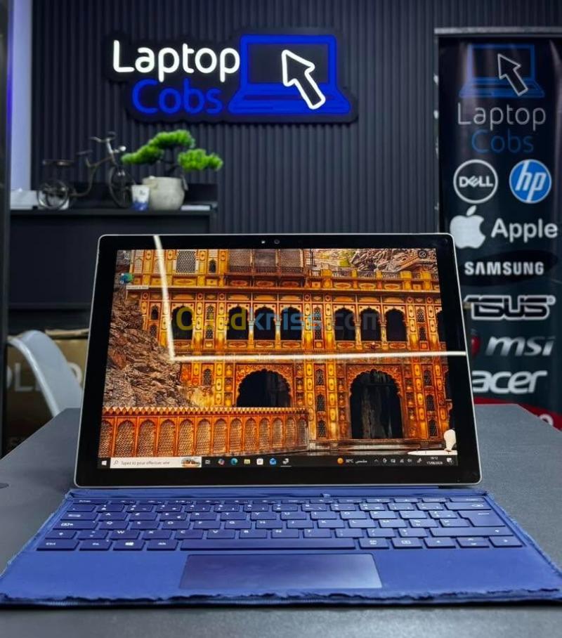 MICROSOFT SURFACE PRO 4 INTEL i5 6300U 8GO DDR3 256 SSD NVME INTEL HD GRAPHICS 520 12.3 INCH 2K TACTILE DETACHABLE 2