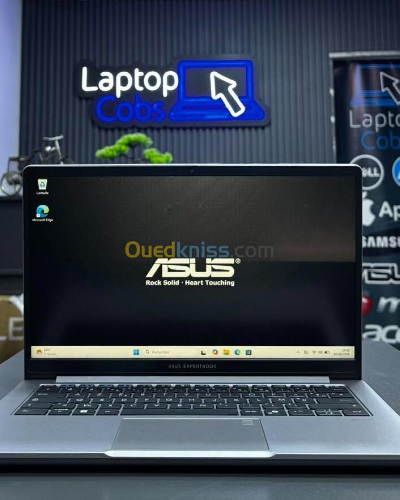 ASUS EXPERTBOOK INTEL I3 1315U 1.20GHz UP TO 4.50GHz 16GB DDR5 512Go SSD NVME INTEL UHD GRAPHICS 14 INCH FHD 2