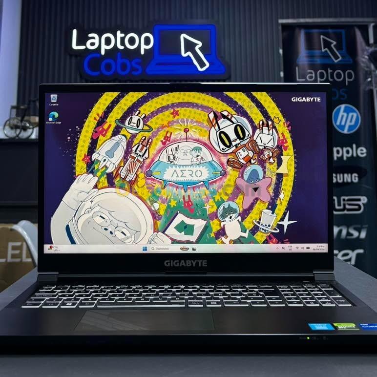 GIGABYTE G5 GAMING SERIES INTEL CORE I5 12500H 2.50GHz UP TO 4.50GHz 16Go DDR4 512Go SSD NVME NVIDIA RTX 4060 8GB VRAM INTEL IRIS XE GRAPHICS 15.6 INCH FULL HD 144Hz 2