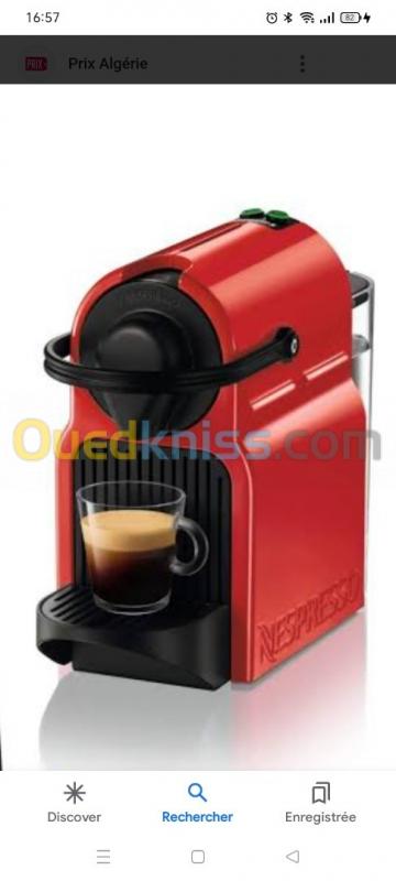  > > Machine A Café Nespresso Innisia (Occasion -Tres Bon État) 18 500 DA Négociable