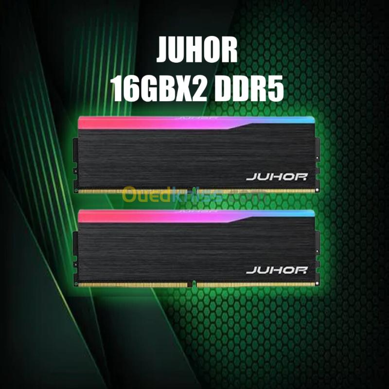 JUHOR / RAM RGB / 16GBx2 / 6000MT/s / CL 38-44-44-96 / DDR5