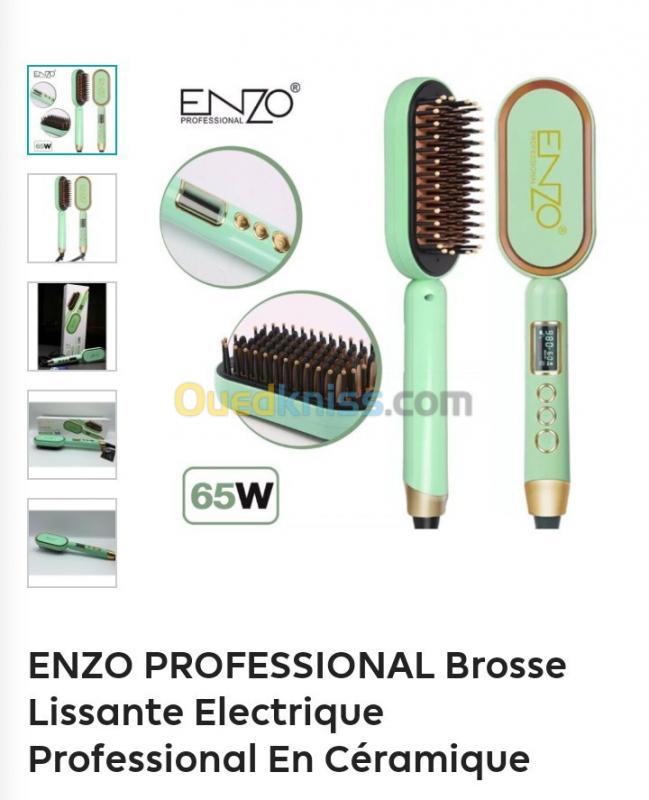  ENZO PROFESSIONAL Brosse Lissante Electrique Professional En Céramique