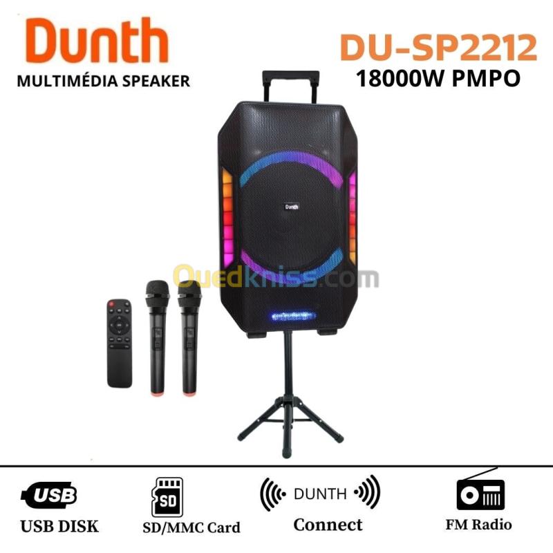 Haut parleur 18000W DUNTH DU-SP2212