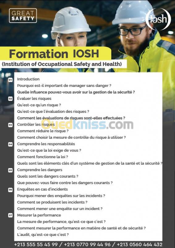  Formation IOSH managing safely