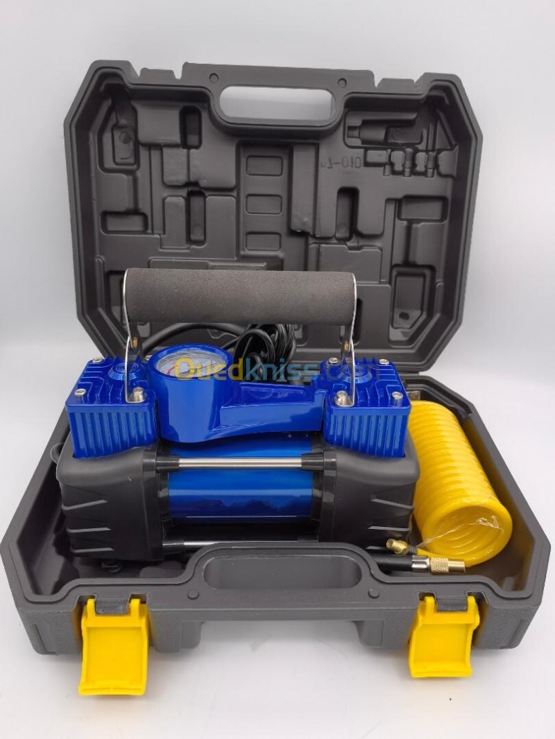 HONDA Compresseur D'air En Aluminium A Double Cylindre 12V-220V Pour Gonflage De Pneus De Voiture 10