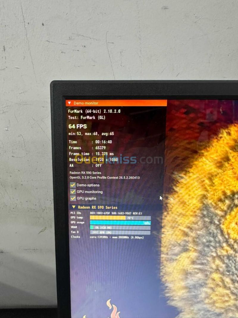 XFX AMD Radeon RX 590 8gb OC+ 2304sp GDDR5 5