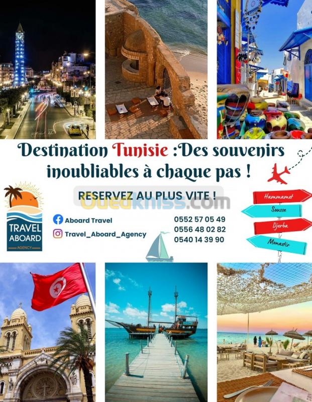  Promotion Hôtels en Tunisie : HAMMAMET SOUSSE MONASTIR MAHDIA TABARKA DJERBA   5***** / 4**** / 3***