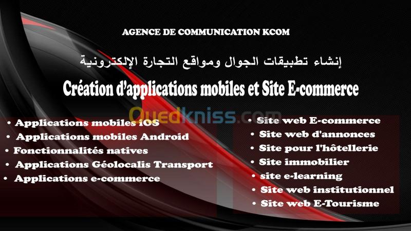  Création Site Web & Applications Mobiles.