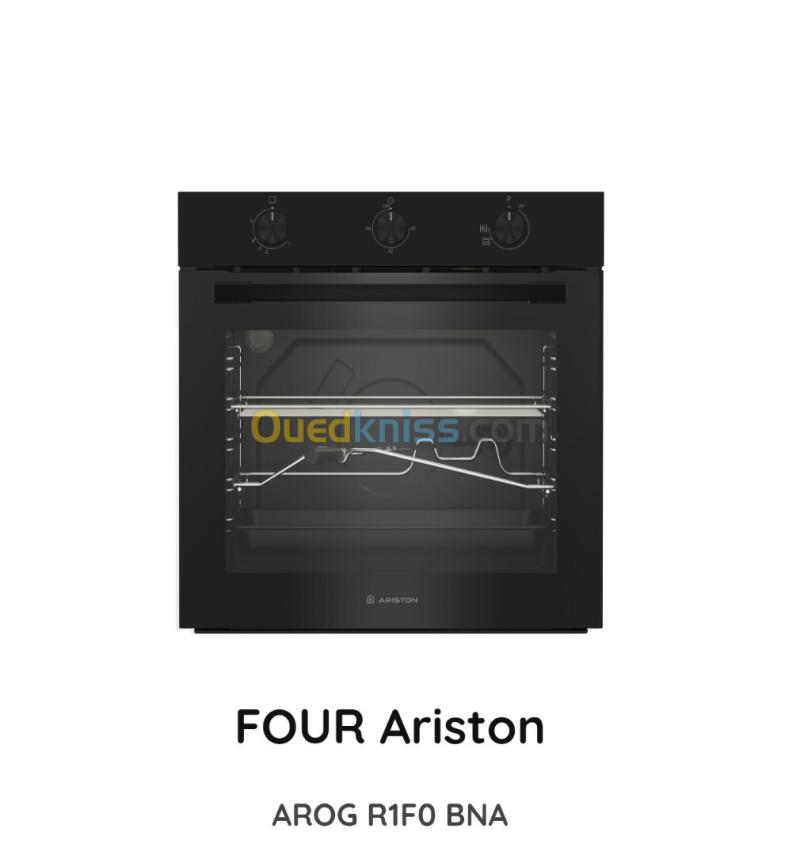   Four Ariston originale Encastrable Gaz électrique Noir AROG R1F0 BNA 2