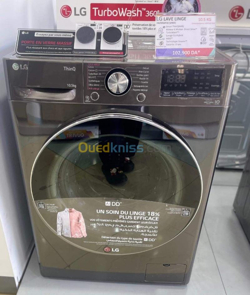 PROMO machine a laver LG 10.5kg 15kg