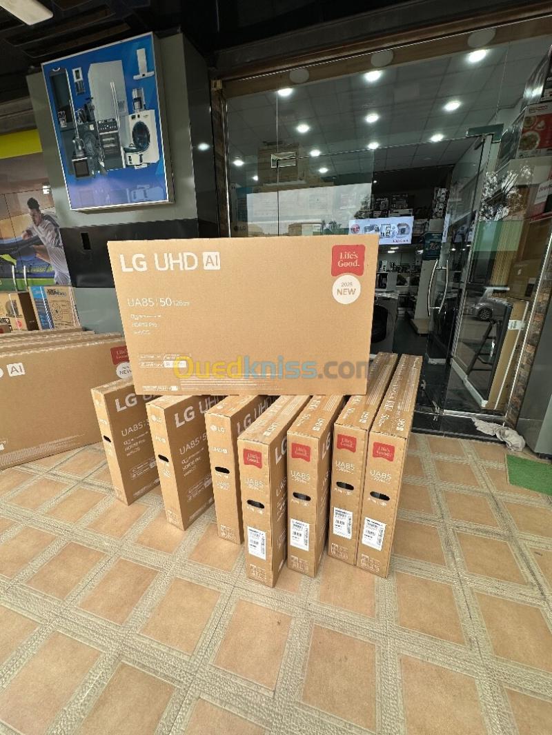 Télévision LG SMAT TV 4K UHD AI UA85 4K 55 pouces HDR10 webOS25 2025 55UA85006LA 2