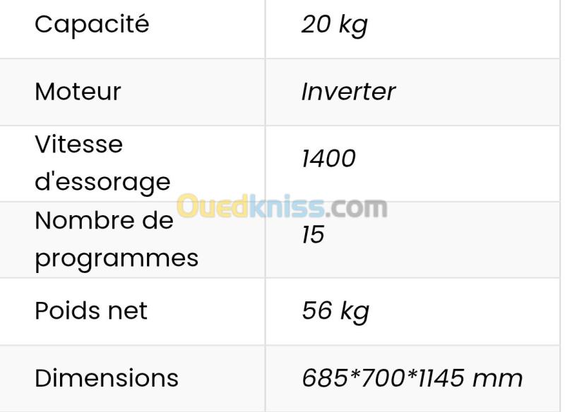 Machine à laver Hisense top load 20kg Smart Inverter WT5T2025DB 2
