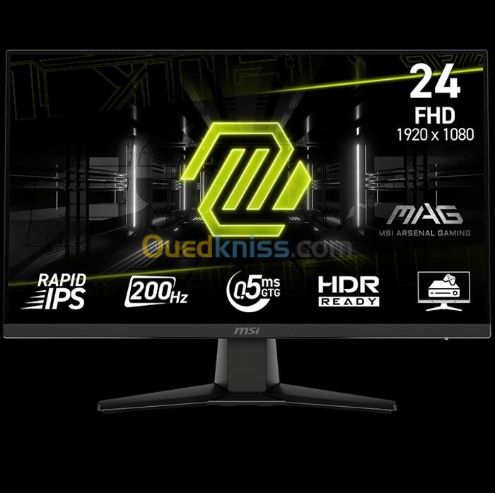 MONITEUR MSI MAG G242F 23.8" - FULL HD 1080P, 200HZ
