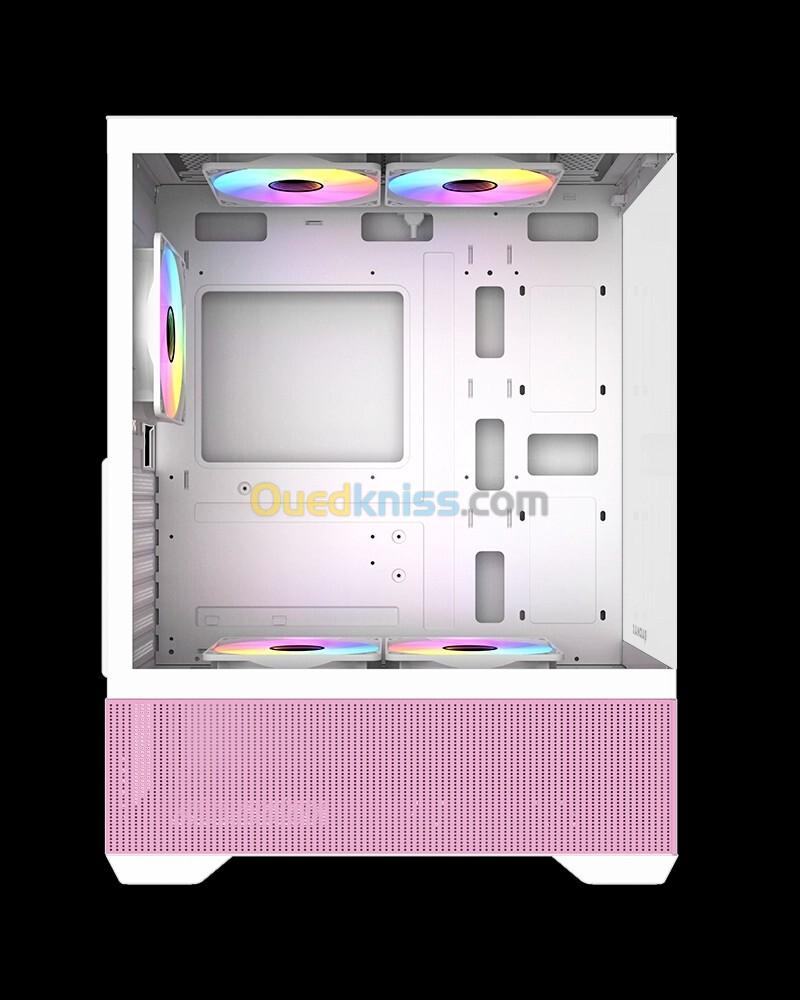 BOITIER PC RAIDMAX INFINITA I802 AIR PINK 2