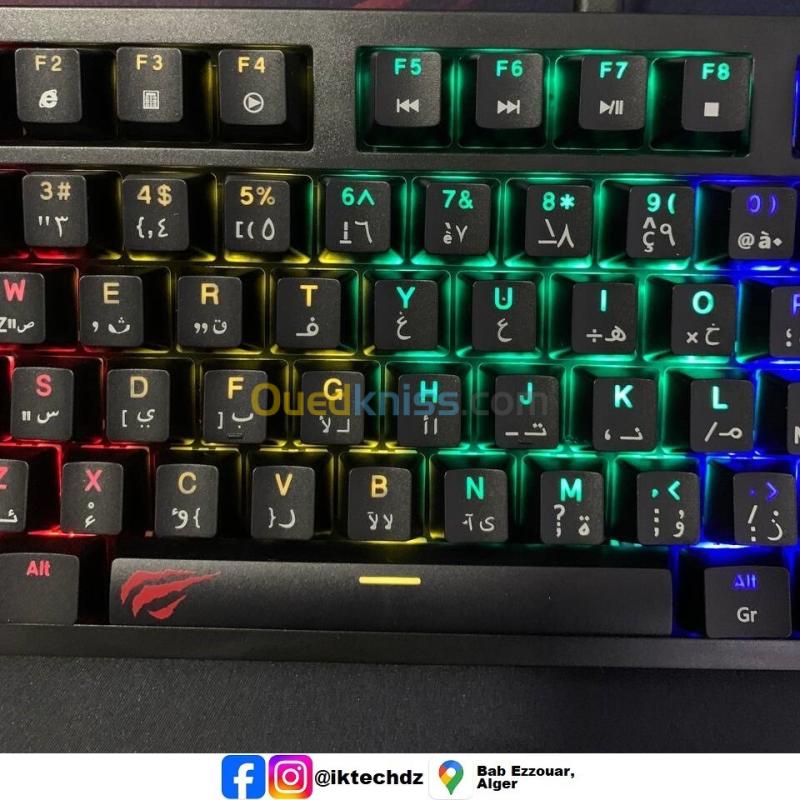 Clavier mécanique Gamer Blue Switch Havit KB892L 6