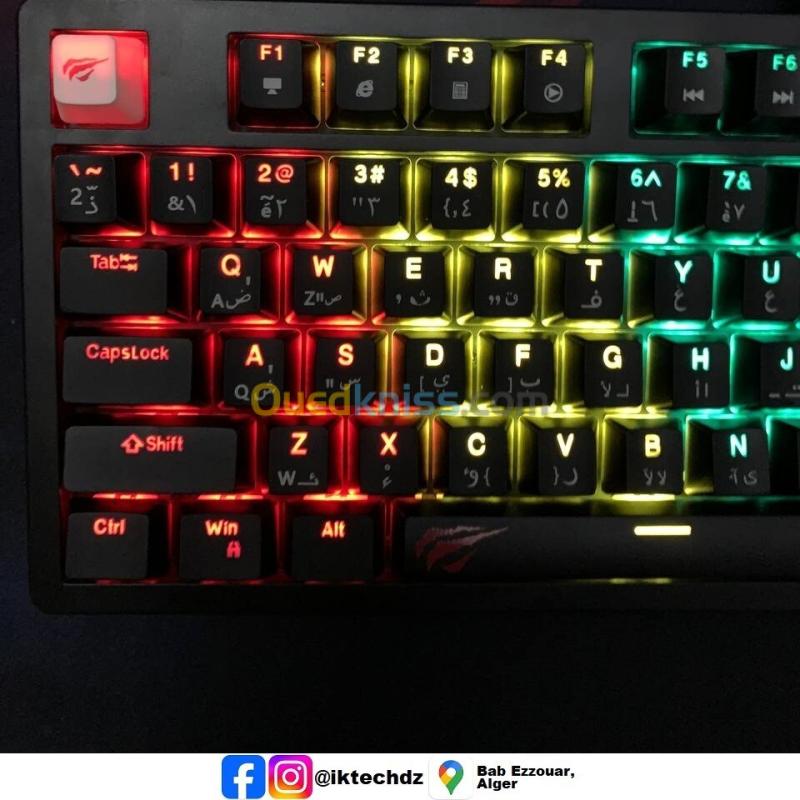 Clavier mécanique Gamer Blue Switch Havit KB892L 7