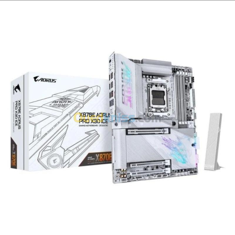 Carte mere GIGABYTE X870E AORUS Pro X3D Ice sous blister