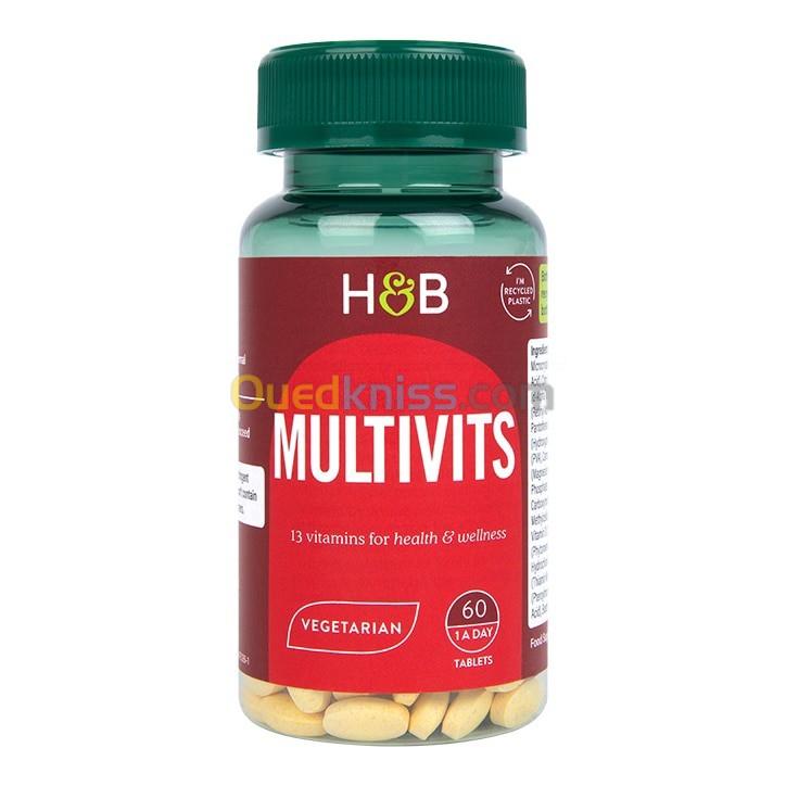  Holland & Barrett Multivitamines 60 Comprimes vegetariens 