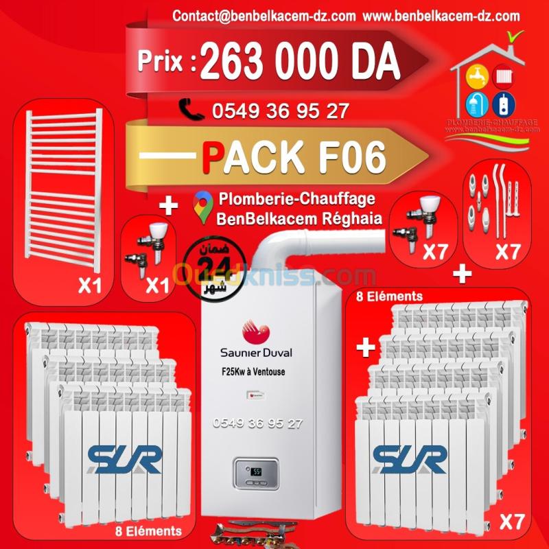 Packs Chaudiere Avec Radiateur Baxi/immergas/Junkers 66
